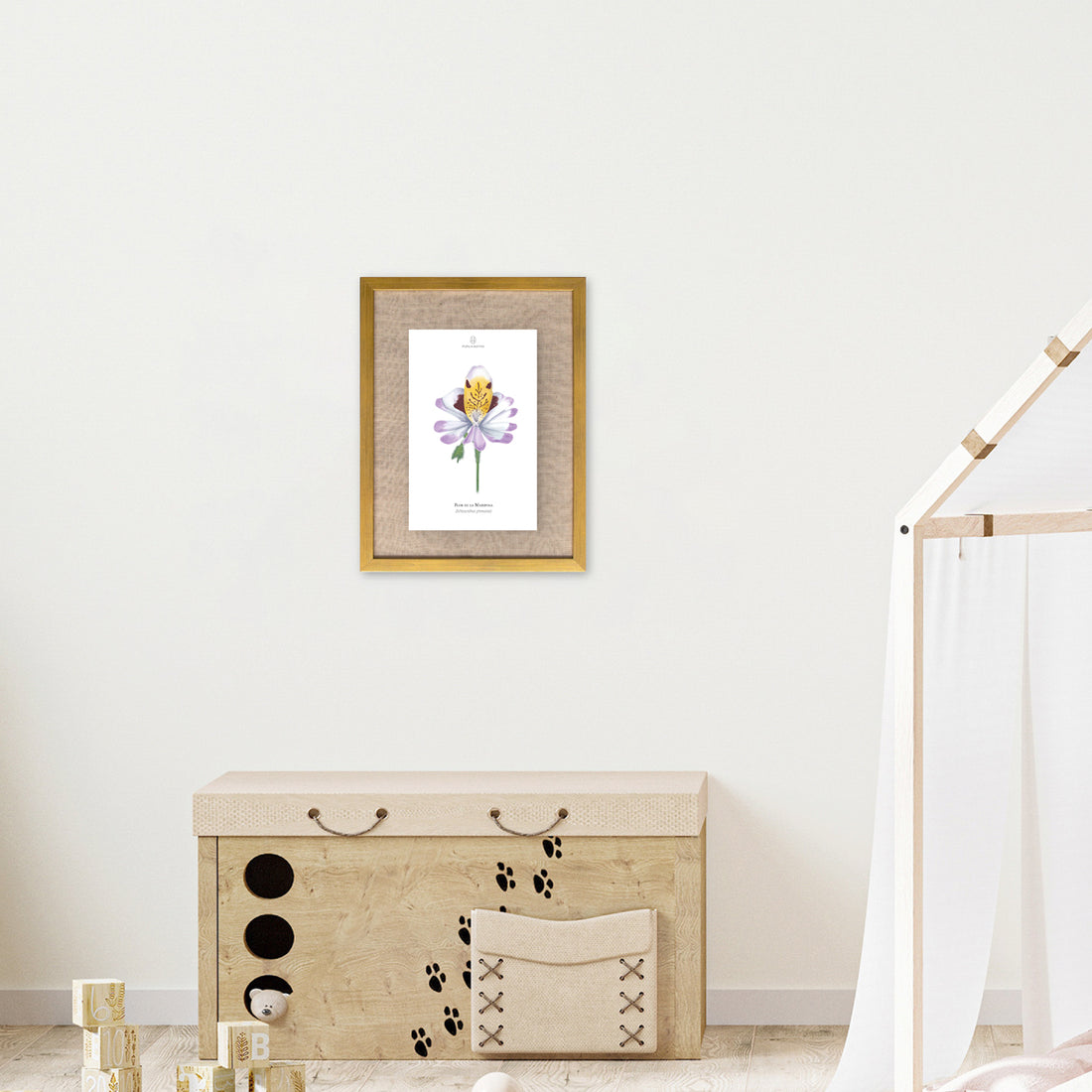 Lámina Flor de la Mariposa