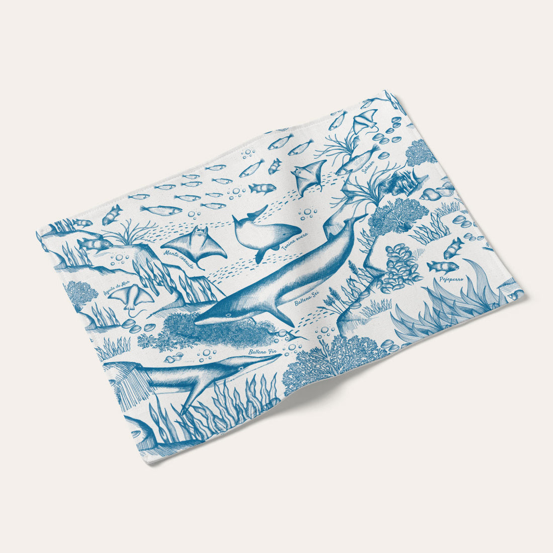 Pack 2 individuales de tela mar de Chile